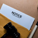 Notice of deposition example In,Brown,Envelope,And,Judges,Gavel.,Justice,And,Law